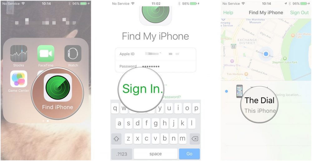כיצד לשים גשש GPS על iPhone